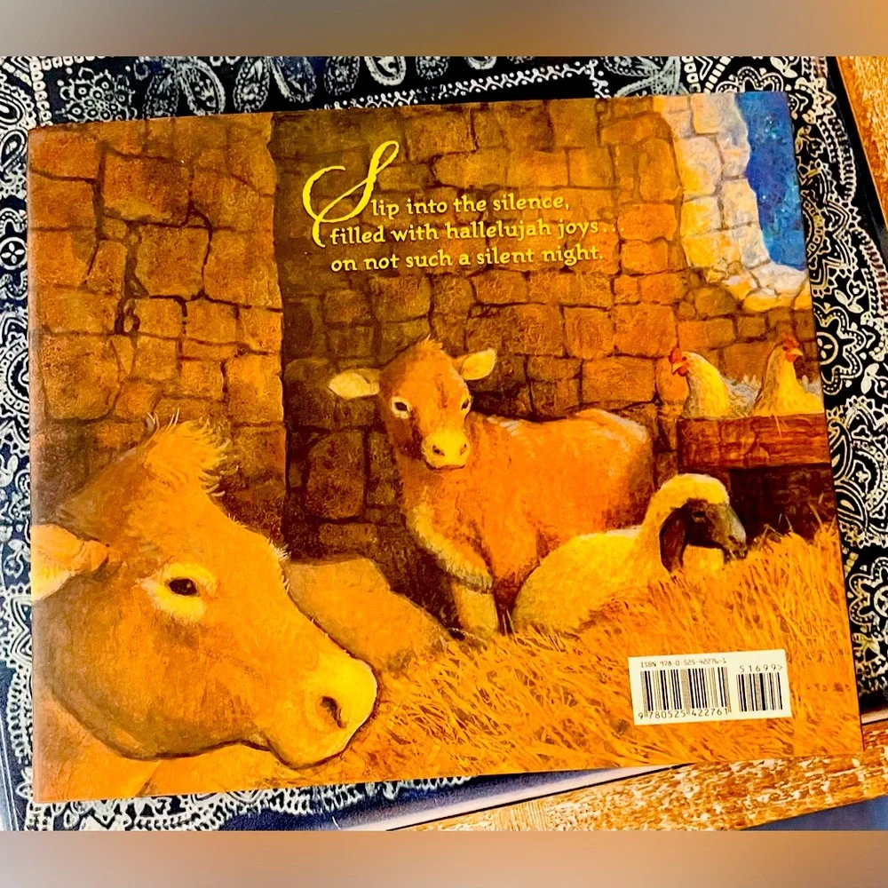 Beautiful Listen to the Silent Night hardback book- NEW